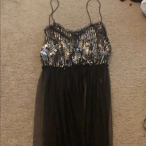 Sequins Mesh Dress